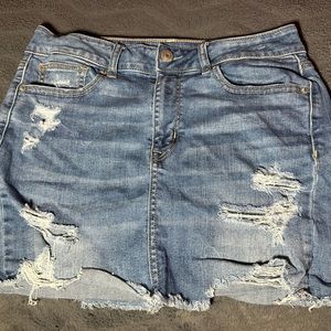 American Eagle jean mini skirt
